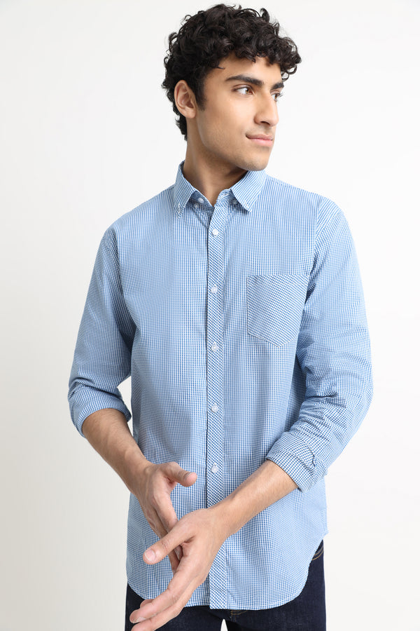 The Blue Check Shirt